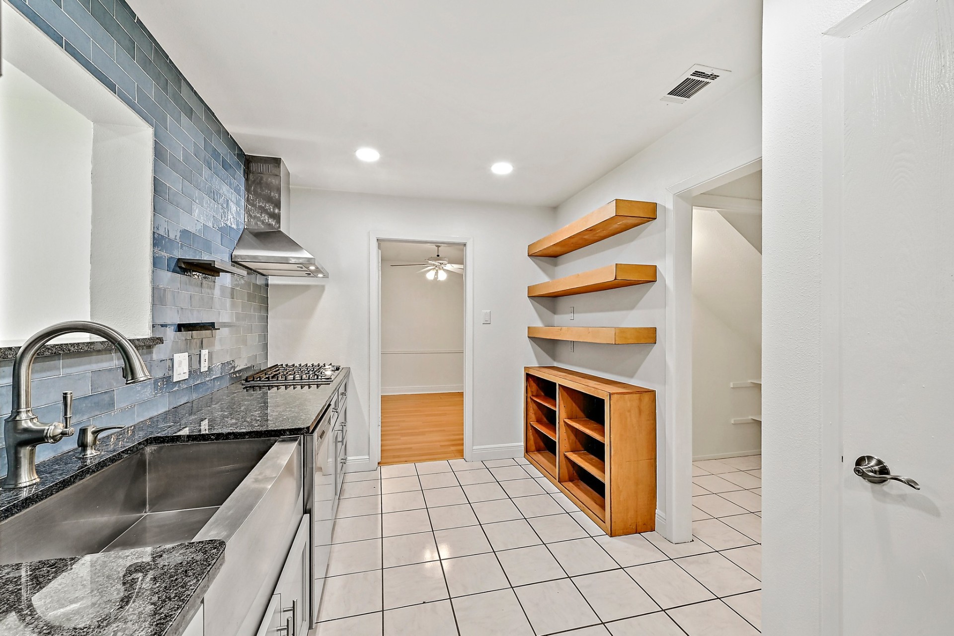 Kitchen — Floating Shelves — current, vacant